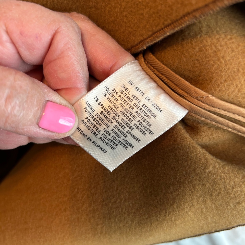 Anthro/Meadow Rue Deep Camel Layered Mini Skirt - Picture 9 of 9